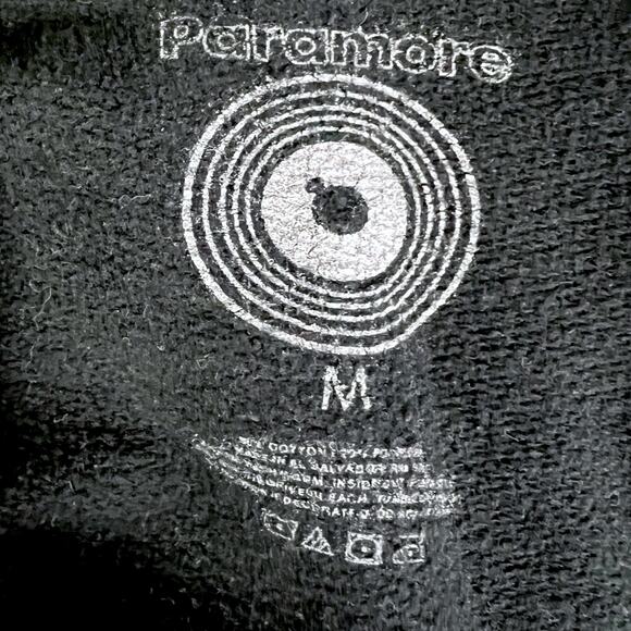 Paramore Running Out of Time Band Hoodie - Black - Size Medium - Picture 6 of 6
